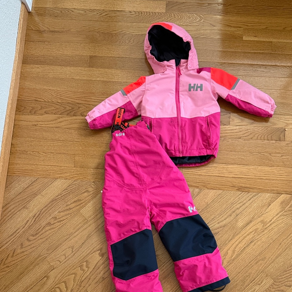 Helly Hansen Pink and Red Children's Winter Set